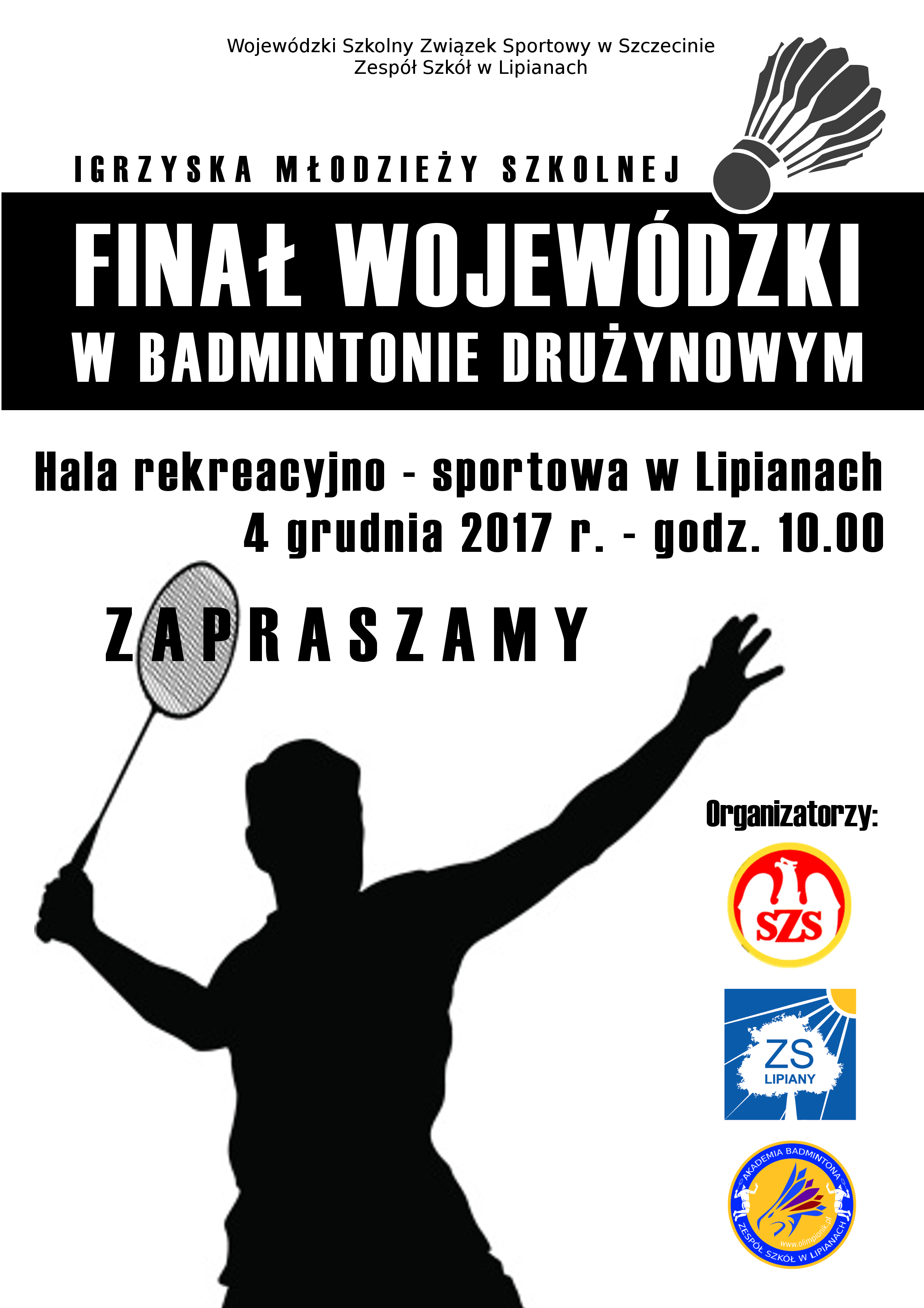 plakat Finał Badminton IMS